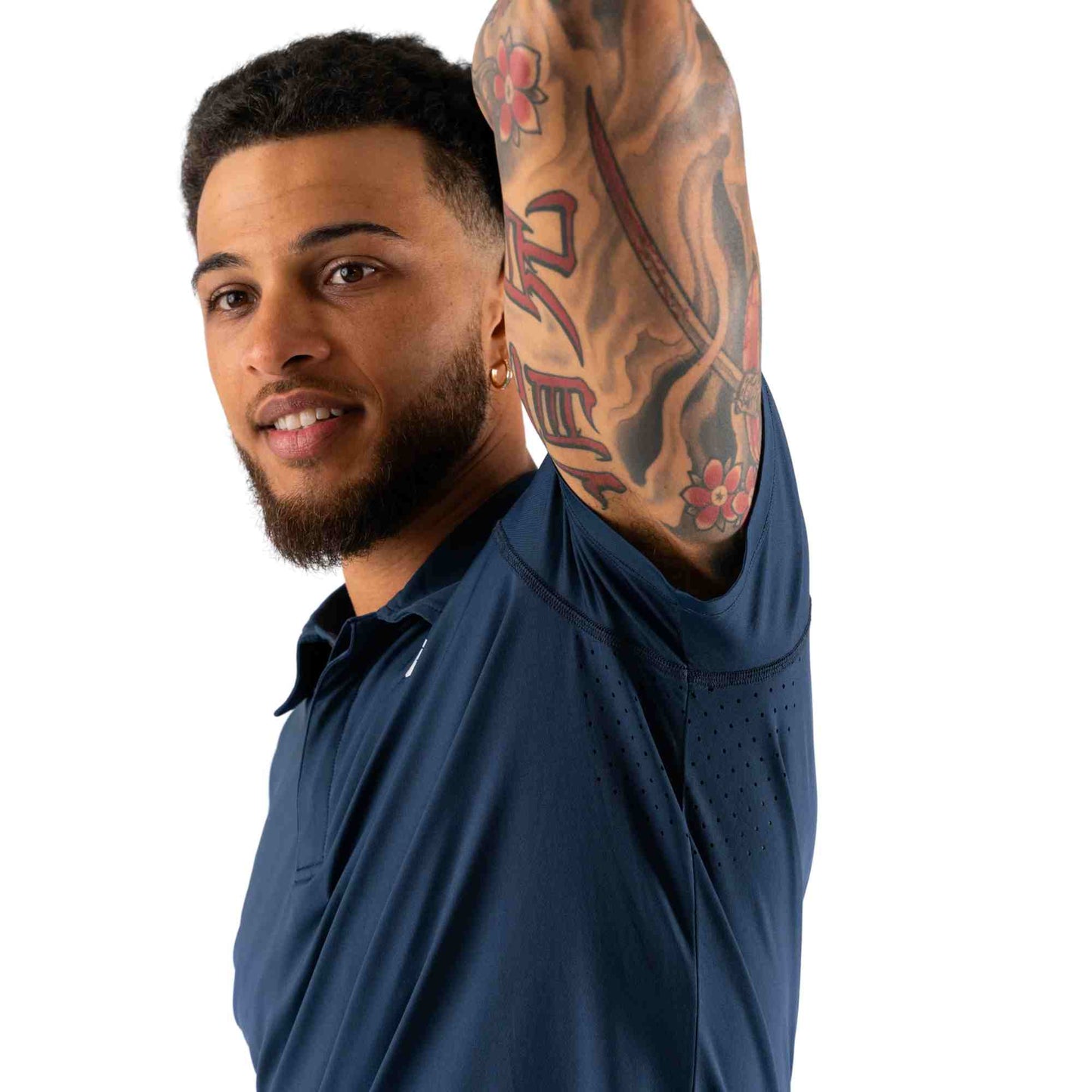 RABBIT MEN'S UPF POLO ICE