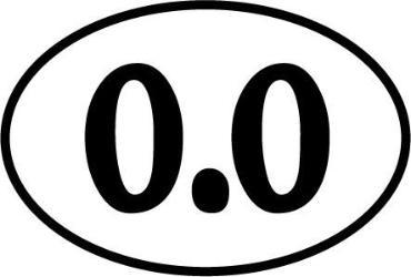 BAYSIX LARGE OVAL STICKER