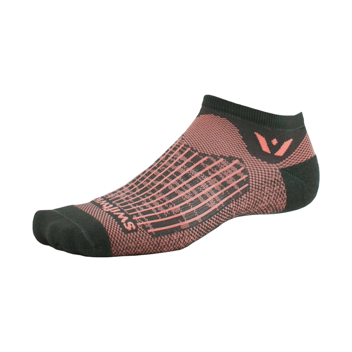 Swiftwick Aspire No Show Sock in Geo Rose