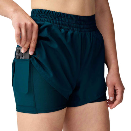 BROOKS WOMEN'S DASH 2-IN-1 SHORTS