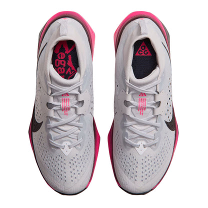 Nike ACG Zegama men's trail running shoe in Pure Platinum/Black/Hyper Pink, alternate view