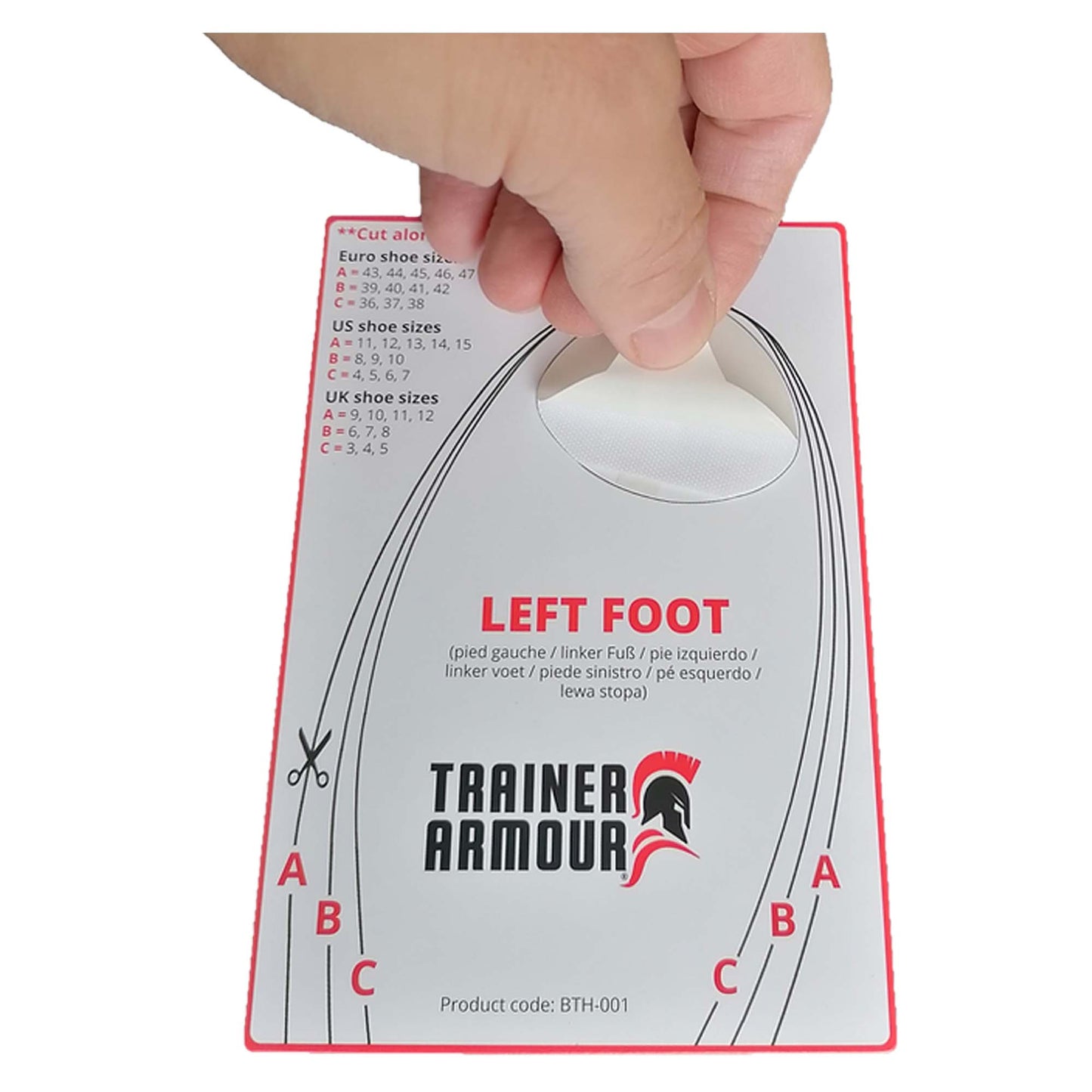 TRAINER ARMOUR BIG TOE HOLE PREVENTER