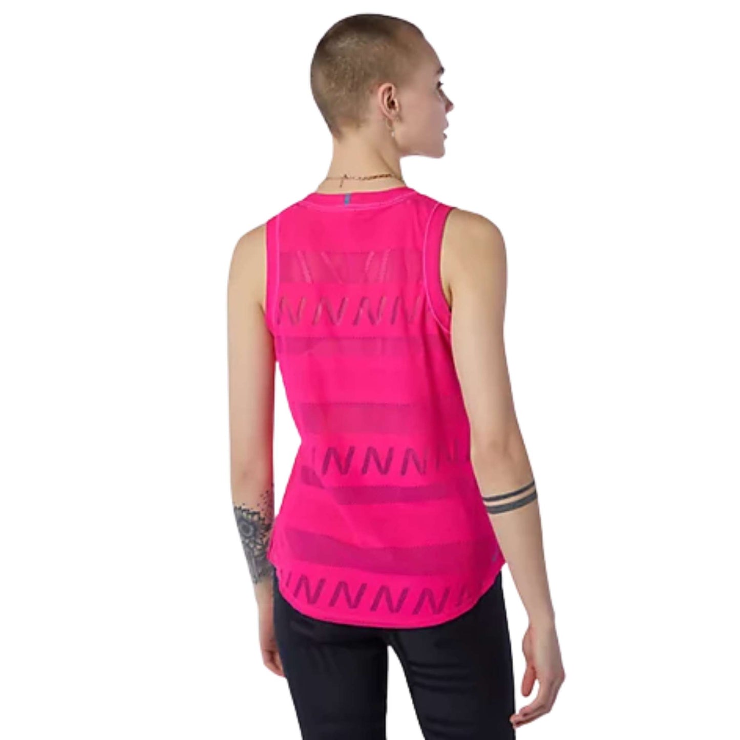 NEW BALANCE WOMEN'S Q SPEED FUEL JACQUARD TANK