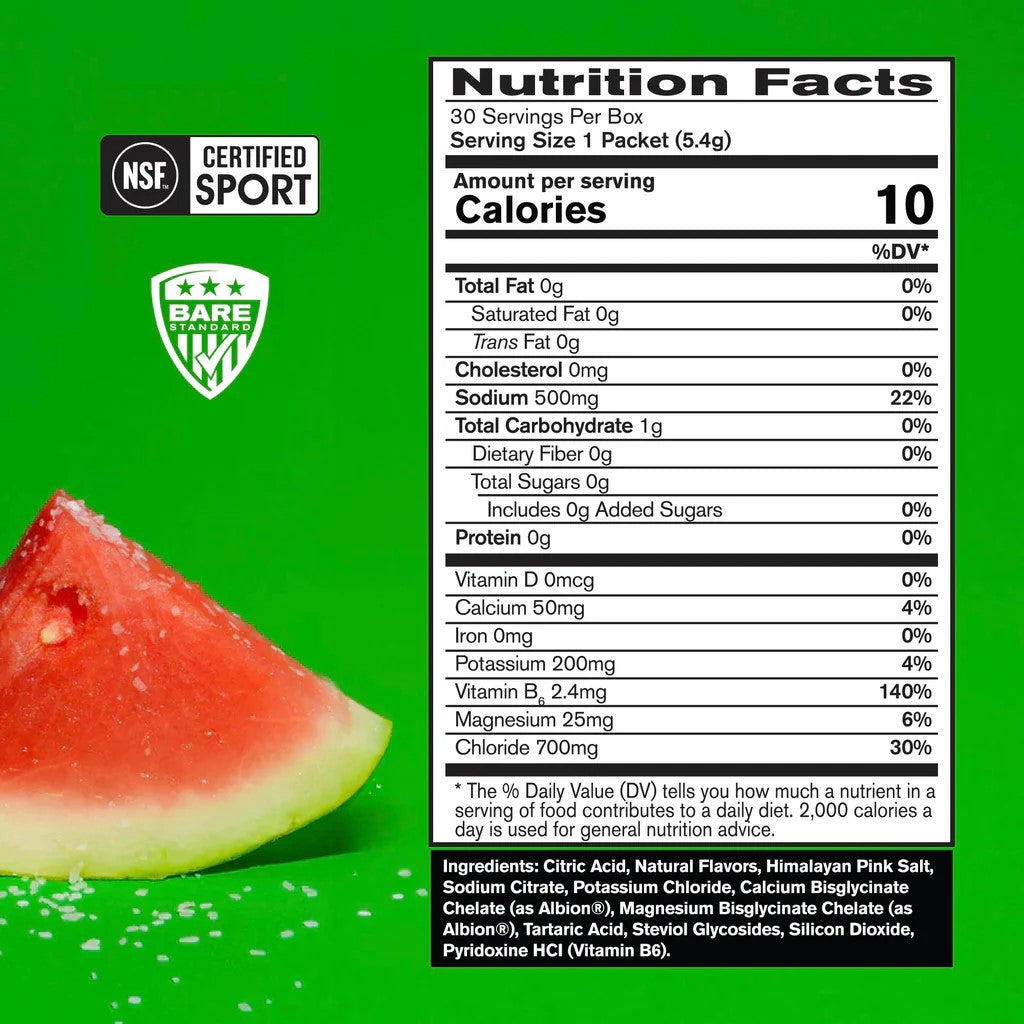 BPN Electrolytes in Salted Watermelon