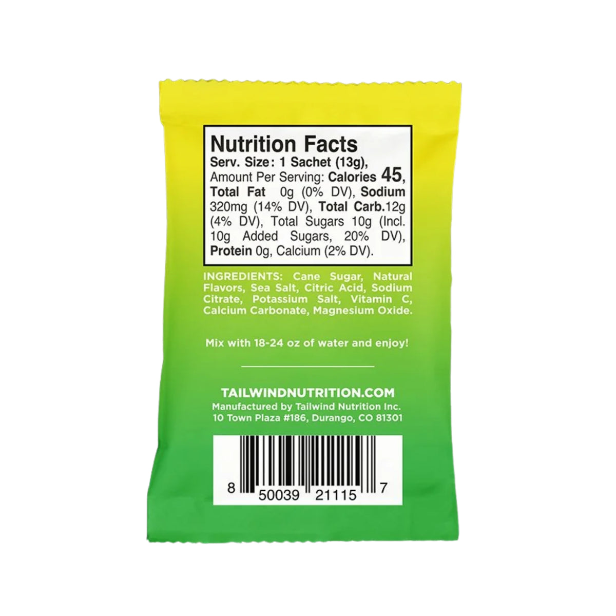 Tailwind Rapid Hydration Single Stick in Lemon Lime, alternate view