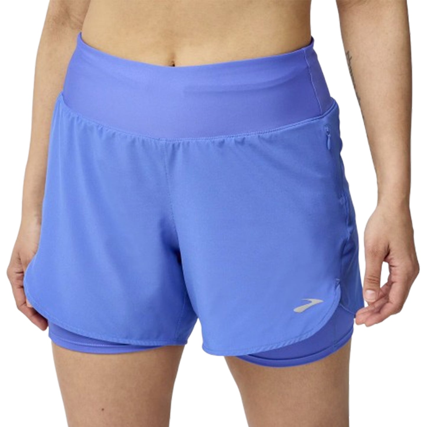 BROOKS WOMEN'S CHASER 5" 2-IN-1 SHORT 2.0