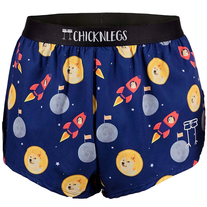 ChicknLegs men's 2" Split Short in Crypto