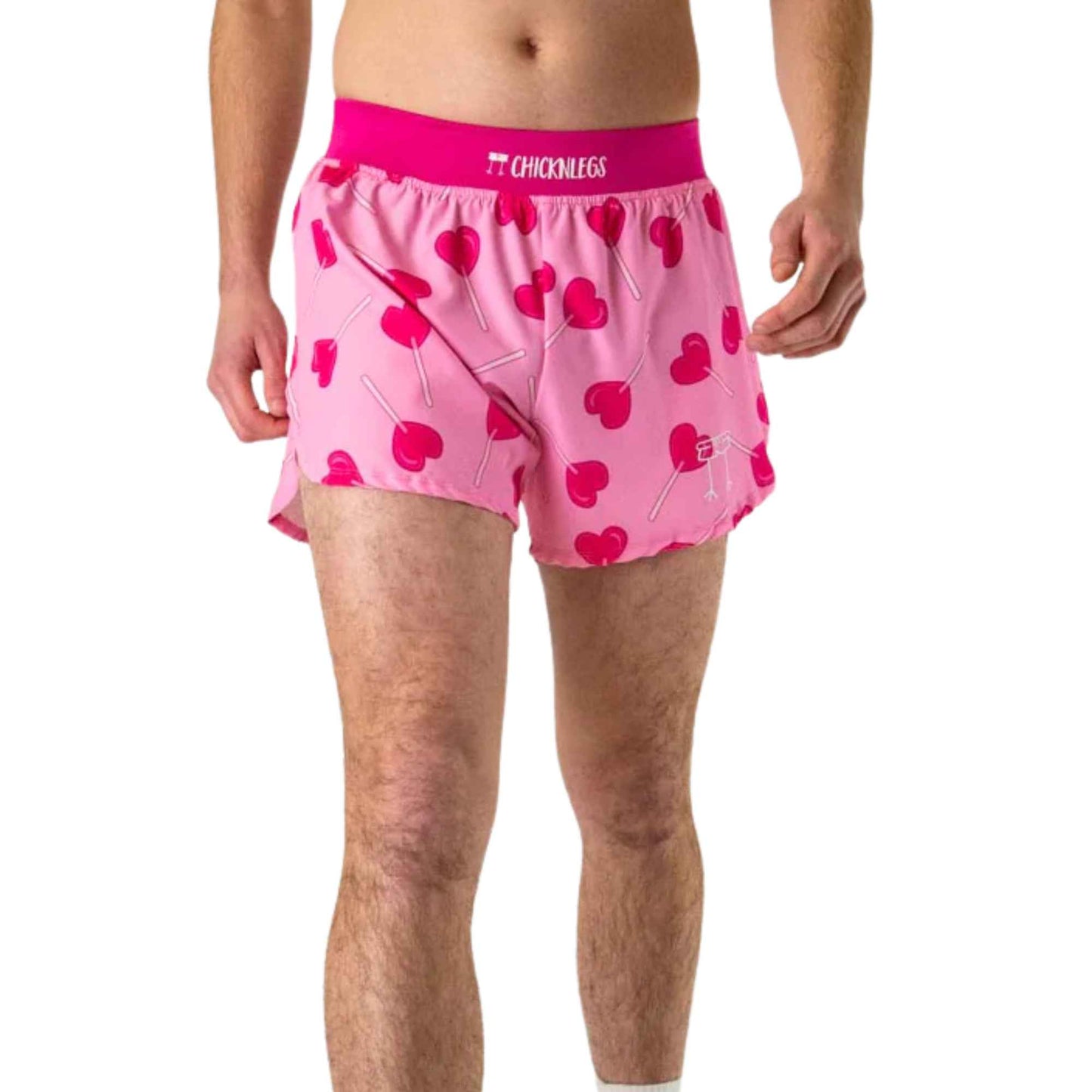 CHICKNLEGS MEN'S 4" SPLIT SHORT