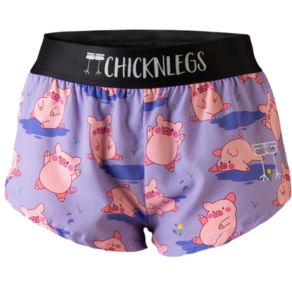 CHICKNLEGS WOMEN'S 1.5" SPLIT SHORTS