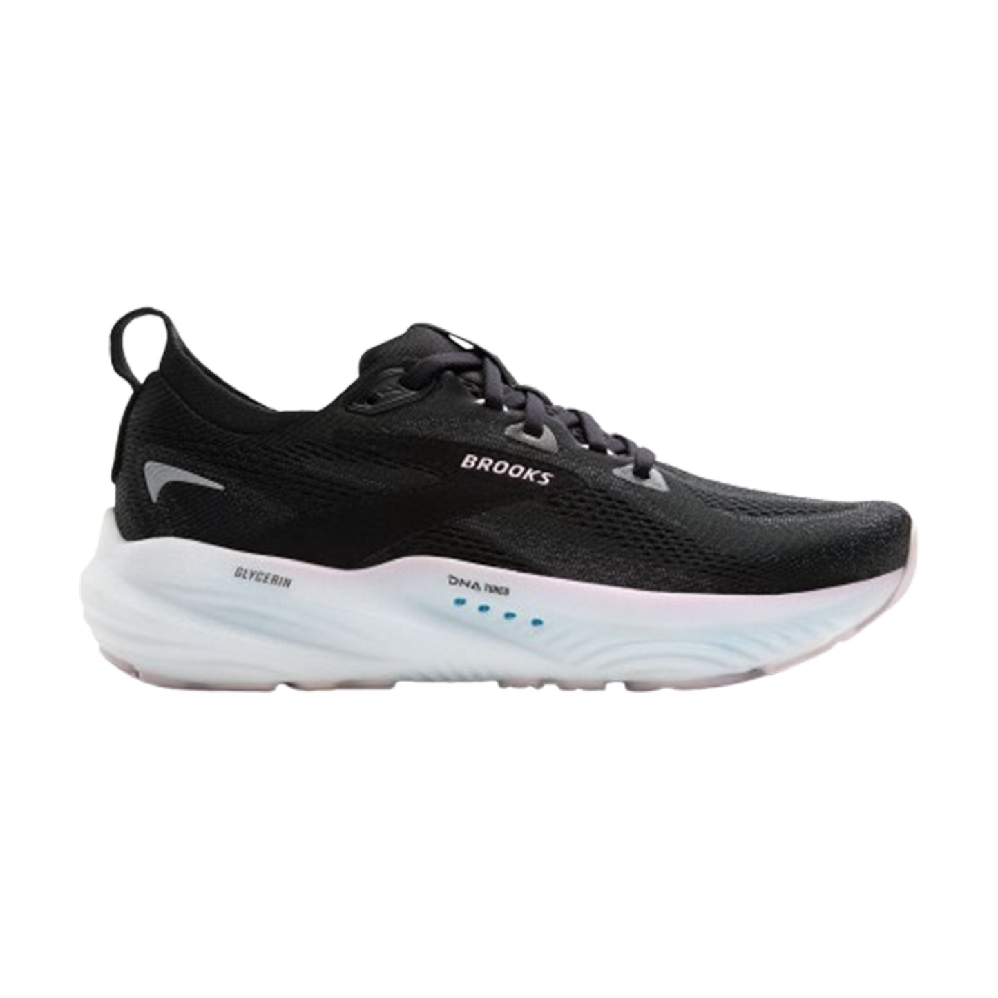 BROOKS WOMEN'S GLYCERIN 22 - BLACK/ORCHID ICE/WHITE (024) - 12