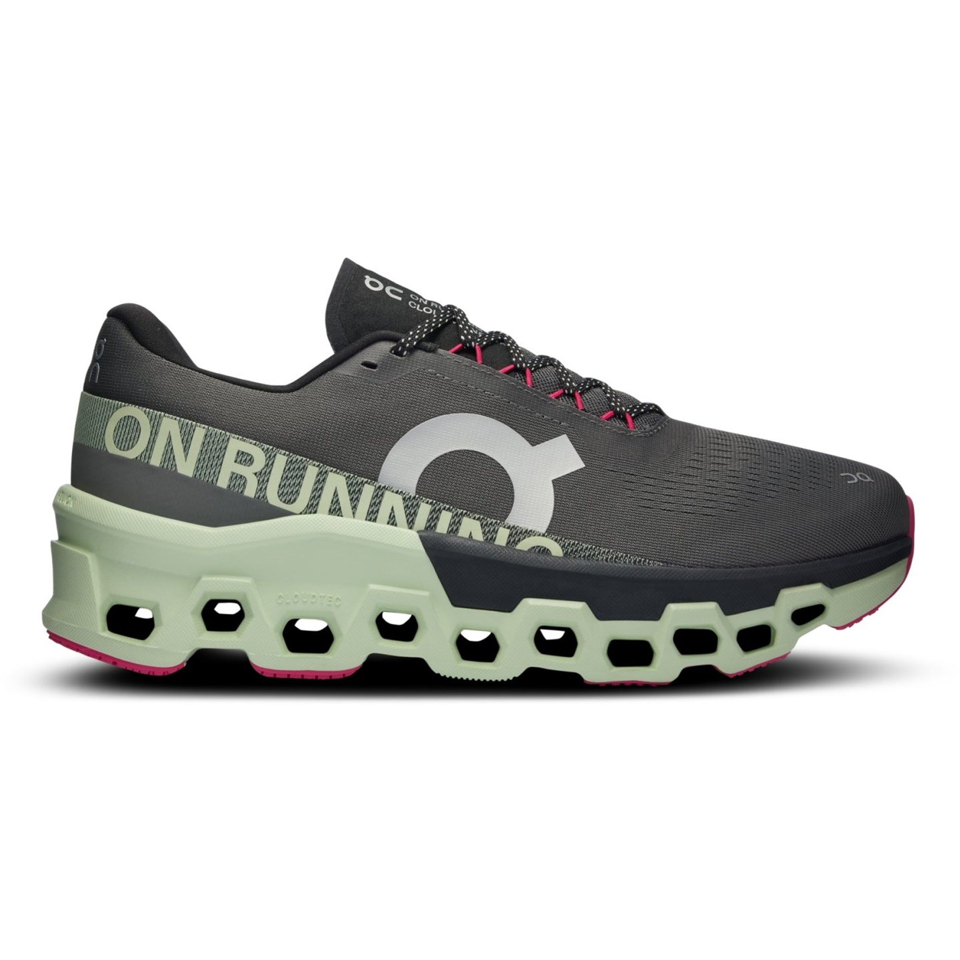 cloud monsters men's On Men's Cloudmonster 2 Asphalt/Lima / 10