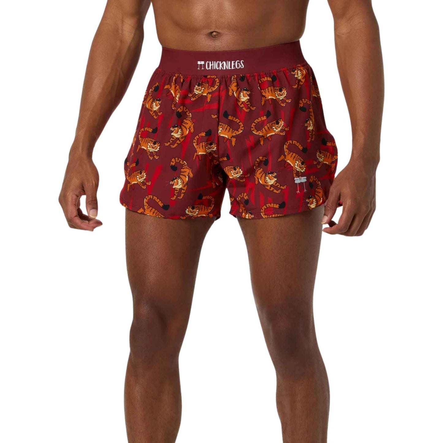 CHICKNLEGS MEN'S 4" SPLIT SHORT