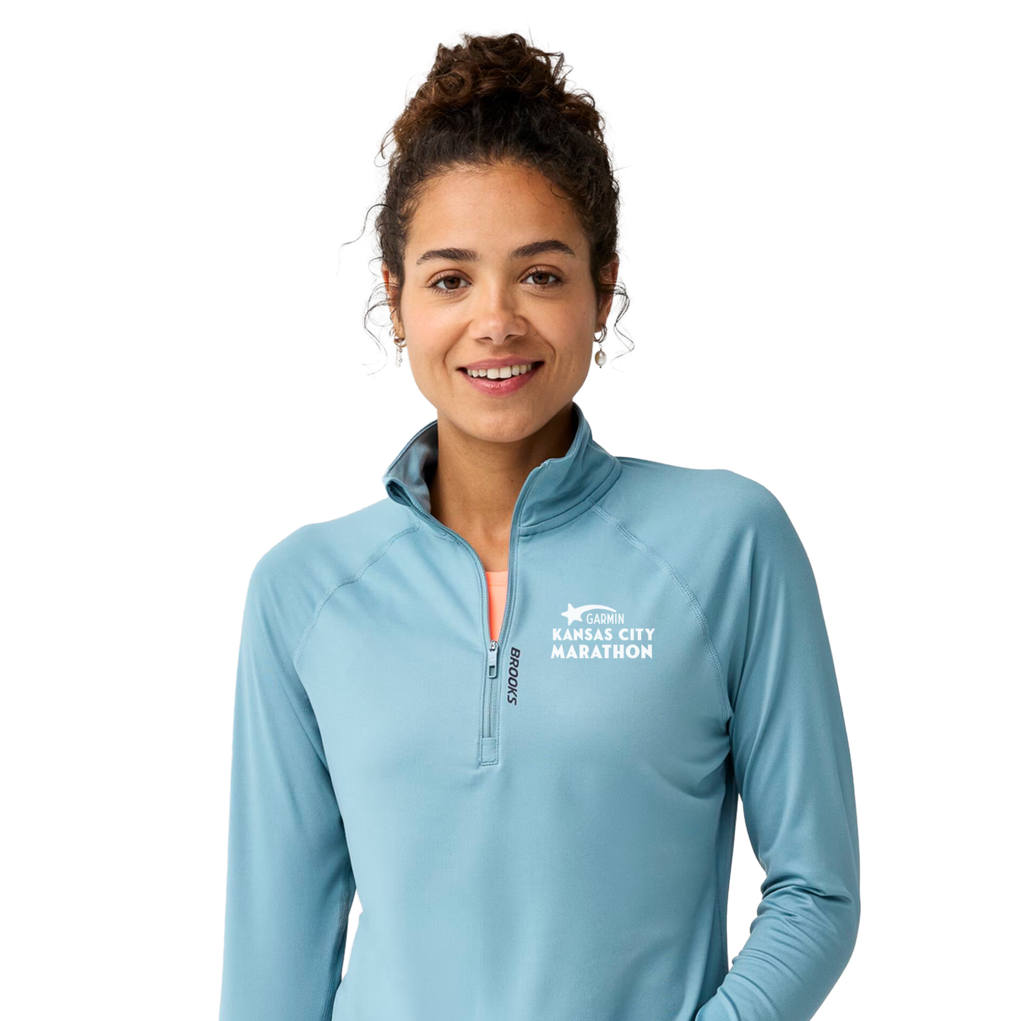 KC MARATHON BROOKS WOMEN'S DASH 1/2 ZIP 3.0