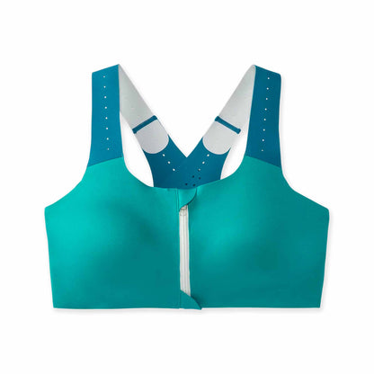 BROOKS WOMEN'S DARE ZIP RUN BRA 2.0