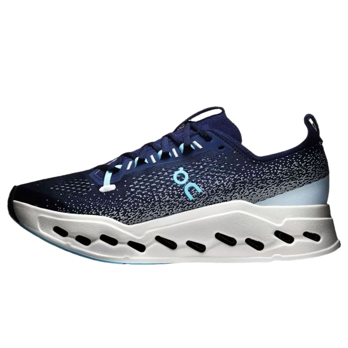 On Cloudsurfer Max men's road running shoe in Midnight/Ivory, alternate view