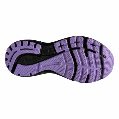 BROOKS WOMEN'S ADRENALINE 23 - GREY/BLACK/PURPLE (039) - 5.5