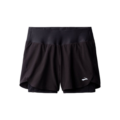 BROOKS WOMEN'S CHASER 5" 2-IN-1 SHORT 2.0