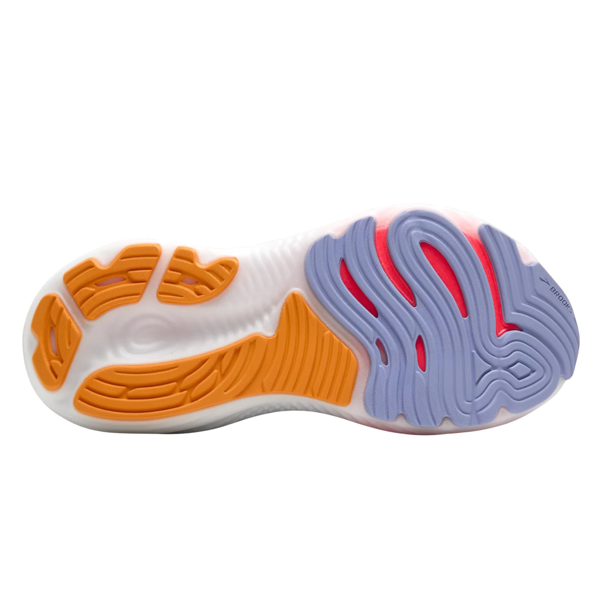 Brooks Glycerin GTS 22 women's stability running shoe in Black/Blue Heron/Orange, alternate view