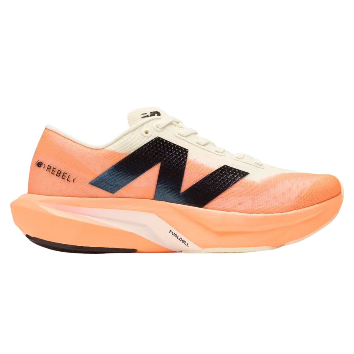 New Balance Rebel V4 women's road running shoe in Hot Mango