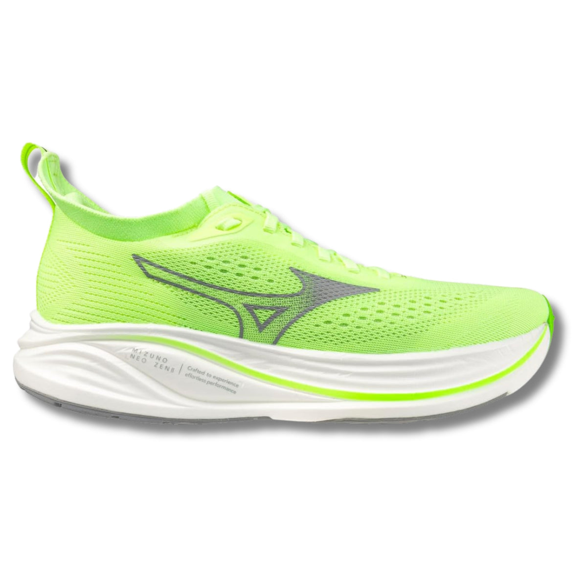 Mizuno Neo Zen 2 women's road running shoe in Lime Pulp/Ultimate Grey