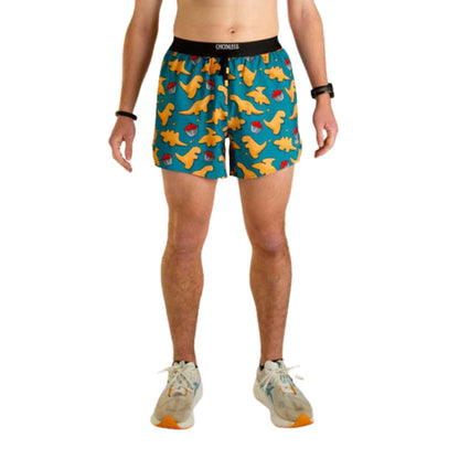 CHICKNLEGS MEN'S 5" DS RUNNING SHORTS
