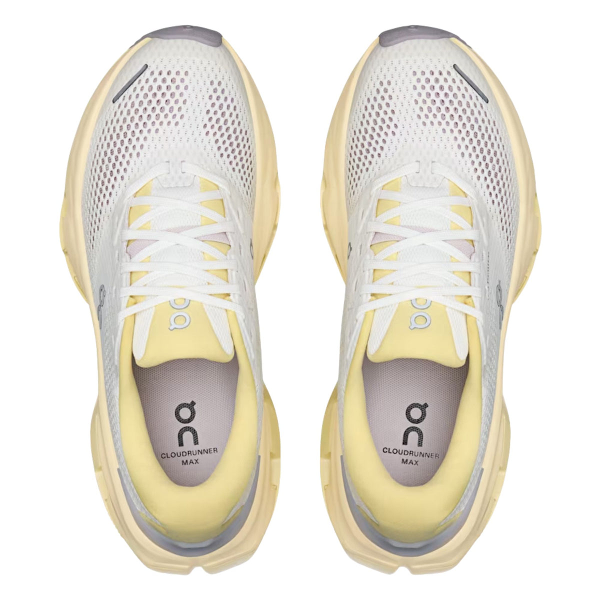 On Cloudrunner 3 Max women's stability running shoe in Ivory/Dijon, alternate view
