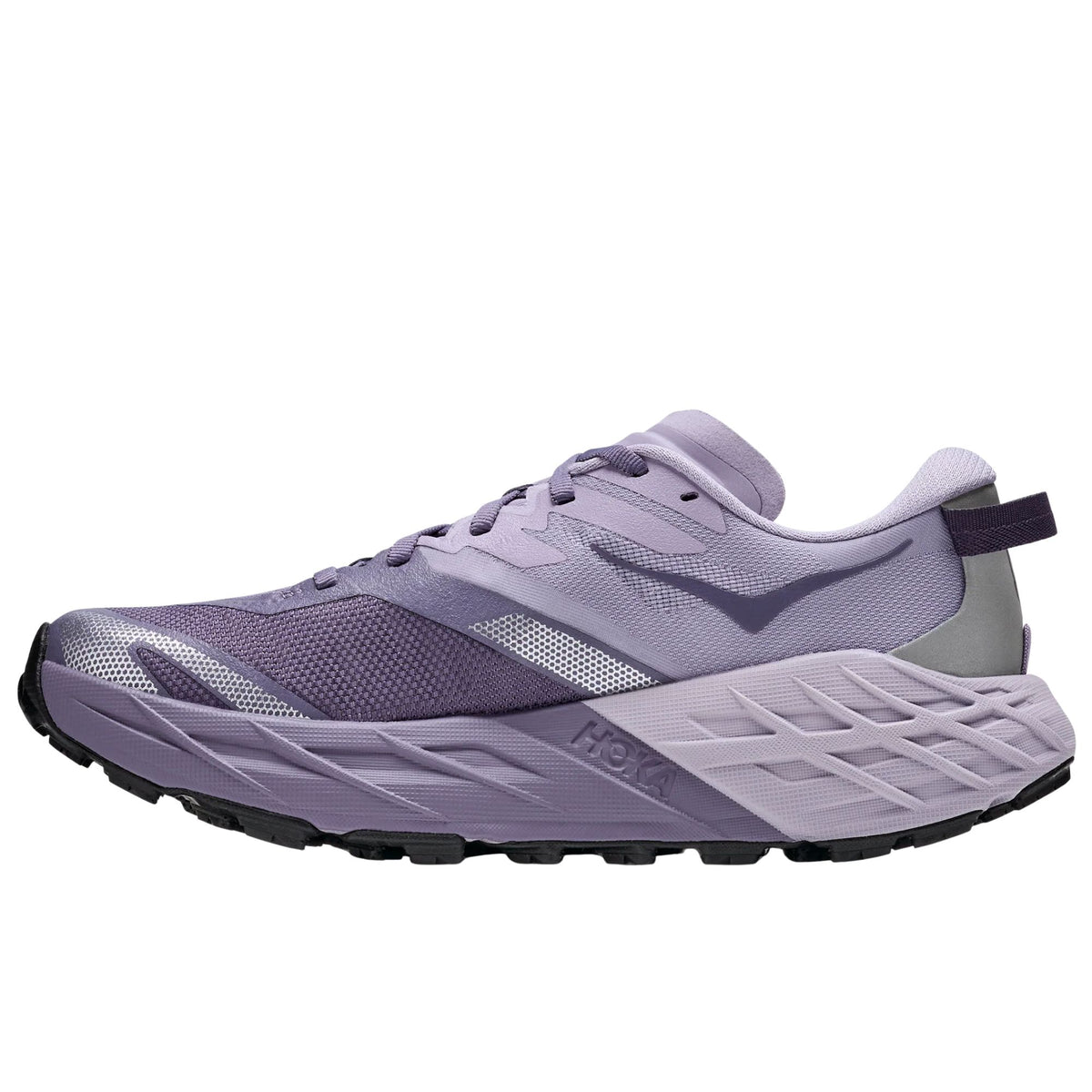 HOKA Speedgoat 7 women's trail running shoe in Mellow Lilac/Purple Fog, alternate view