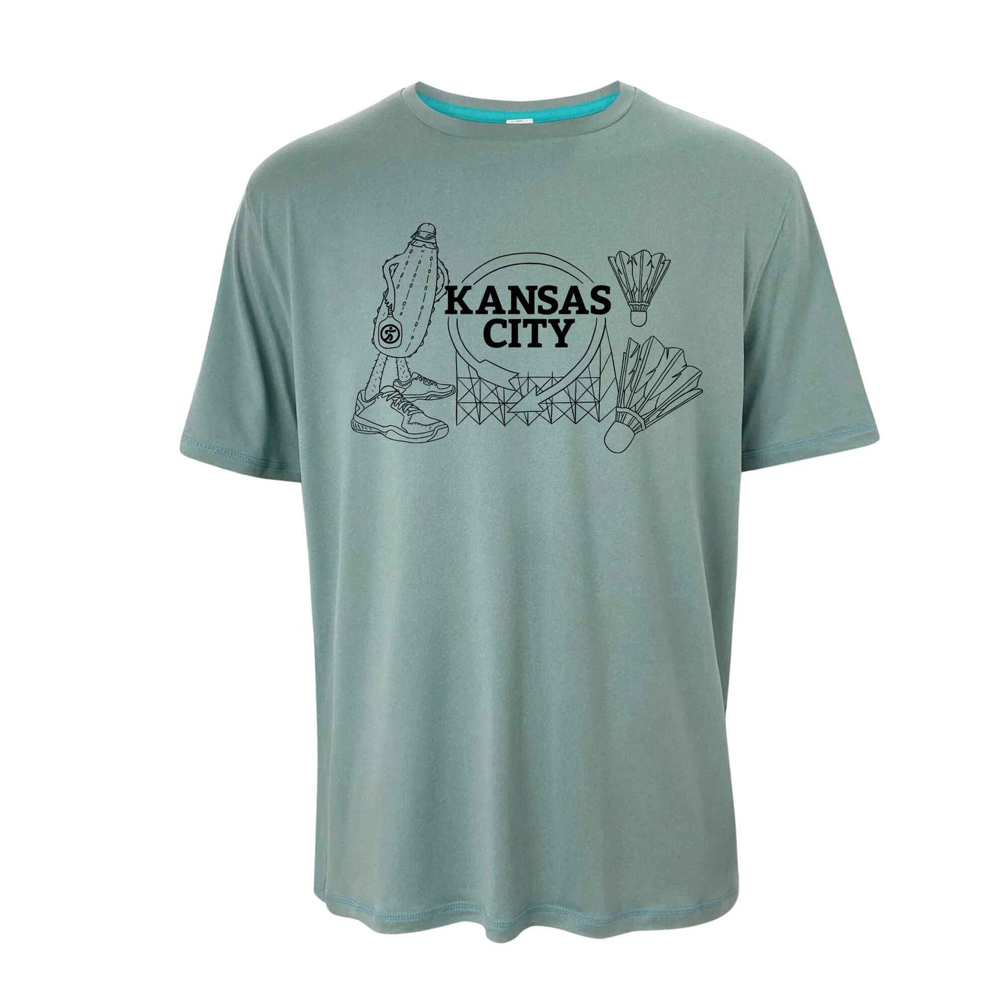 TRWS PRINTED MEN'S PERFORMANCE TECH SHORT SLEEVE