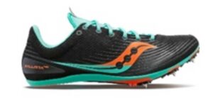 Saucony Ballista MD spike is used when running middle distances from 100m to 3200m