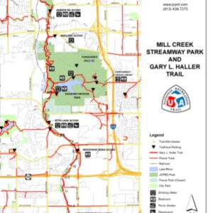 Mill Creek Streamway Park can be located in the greater Kansas City area.