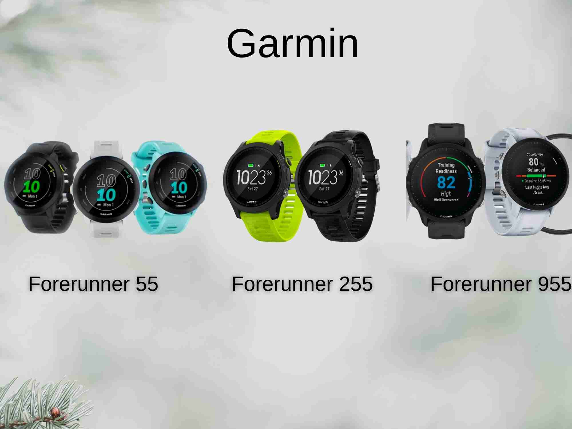 Gift Ideas For Runners: Garmin Running Watches