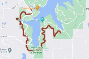 Wyandotte County Lake Trail Bridle Route