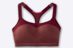 Brooks Dare Racerback Run Bra can be bought at The Running Well Store.