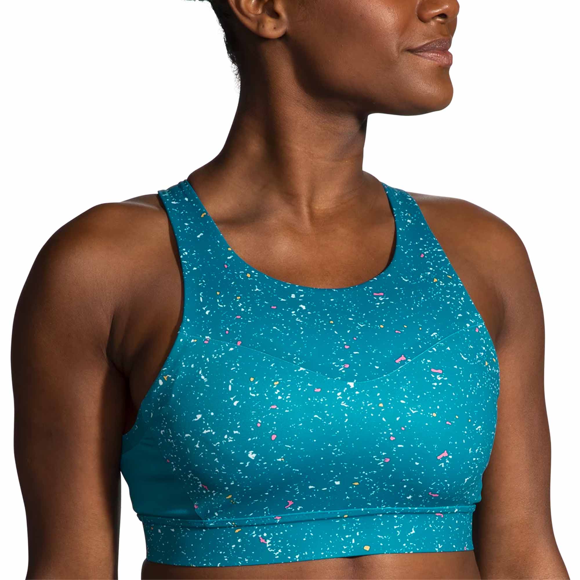 Brooks Women's 3 Pocket Sports Bra for Running, Workouts & Sports - Blue  Bolt - 34 DD/E at  Women's Clothing store