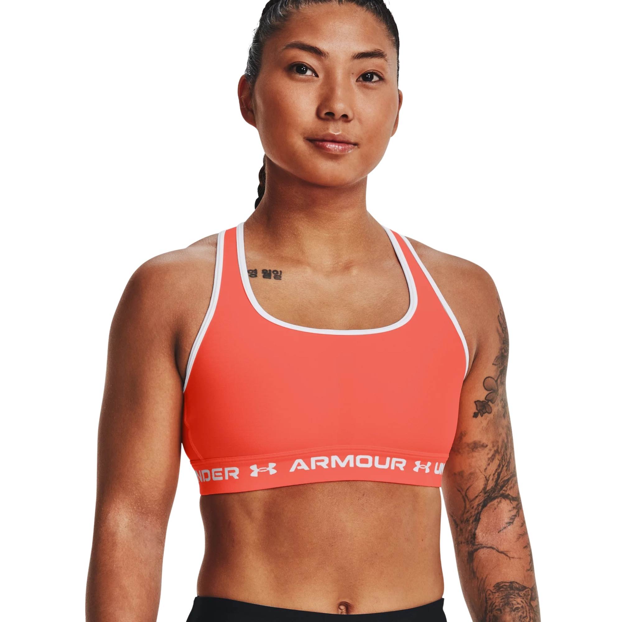  Under Armour Womens Crossback Mid-Impact Sports Bra