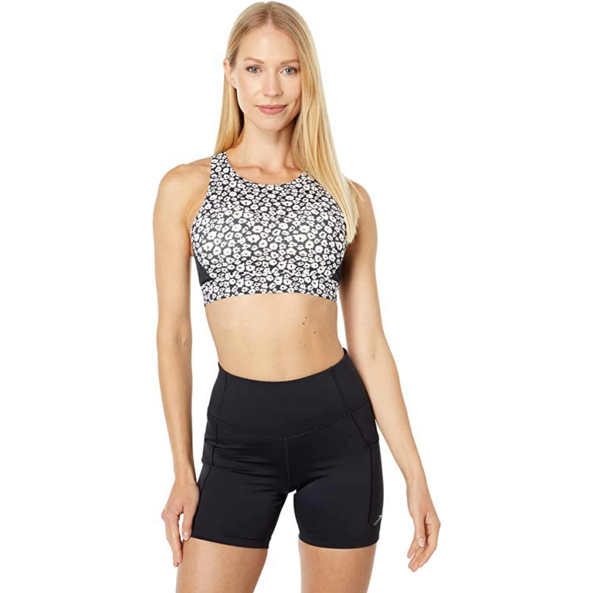  Customer reviews: Brooks Women's 3 Pocket Sports Bra for  Running, Workouts & Sports - Mint Mix - 36 C/D